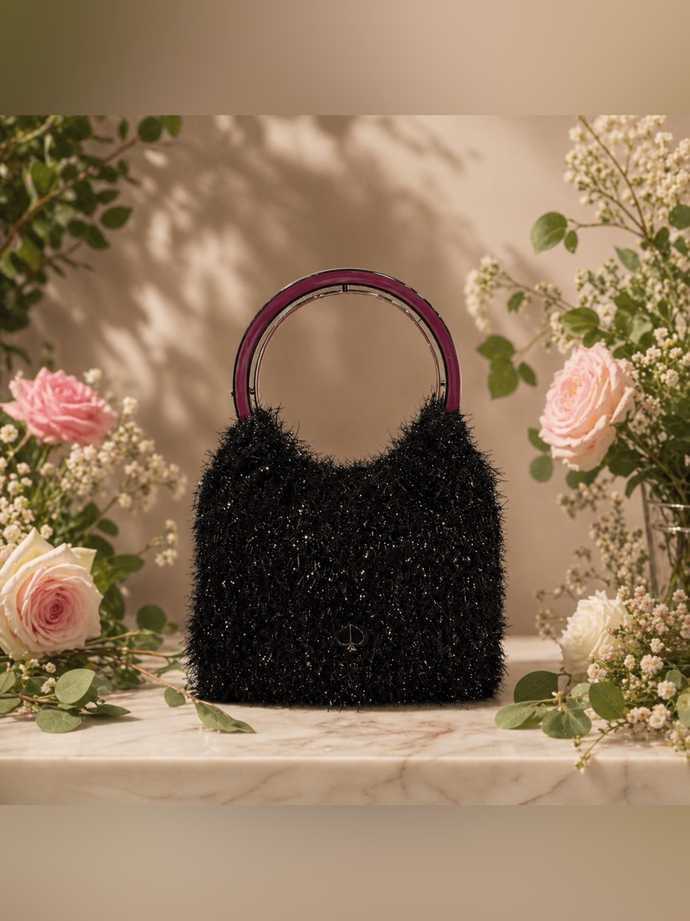 Kate Spade Betty Tinsel Swag Bag - Picture 1 of 16